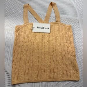 Heartloom Mustard Knit Tank Top